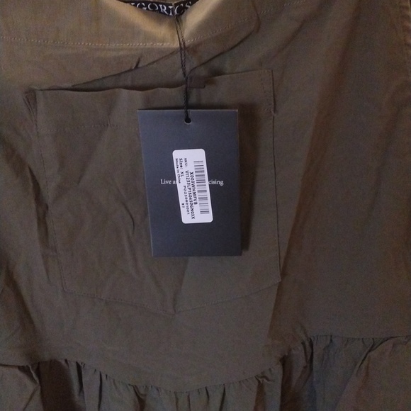 NWT Vigorics wide leg green overalls size xl - Picture 2 of 4